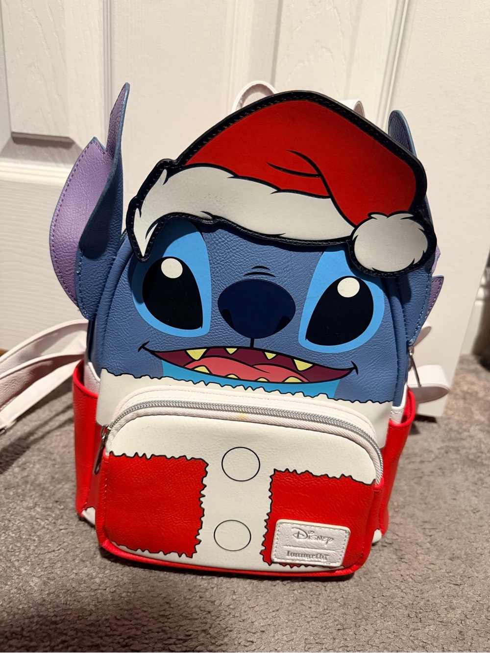 Disney Loungefly Stitch Santa Mini Backpack